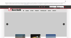 Desktop Screenshot of bertolisrl.it